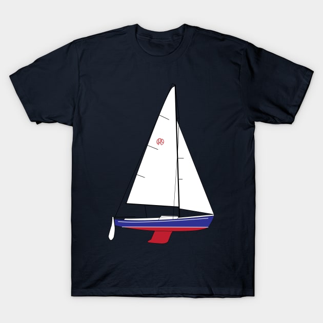 Rhodes 19 Sailboat T-Shirt by CHBB